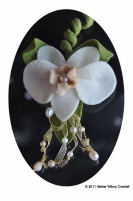 Orchidee corsage |vrouw