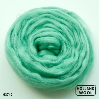 AANBIEDING Merino lont 1 meter - 40 GROEN