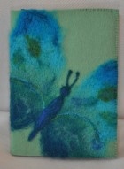 Cover Vlinder blauw / groen