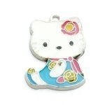 Hello Kitty, bloemetje 26mm - 6504 blaue