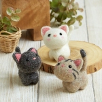 Mini Friends Collection Cats. Round and Square Mascots