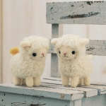 Felt wool mascot Friendly Sheep