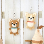 Felt Dogs and Cats Shiba Inu & chihuahua Strap