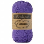 Catona 25gram | Scheepjes - 508 Deep Amethyst