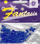 Fantasia facetkralen 4mm glas - 30 blauw