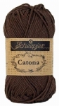 Catona 25gram | Scheepjes - 162 Black Coffee