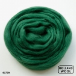 AANBIEDING Merino lont 1 meter - 39 LODEN GROEN