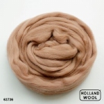 AANBIEDING Merino lont 1 meter - 36 CAMEL