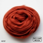 AANBIEDING Merino lont 1 meter - 27 ROEST